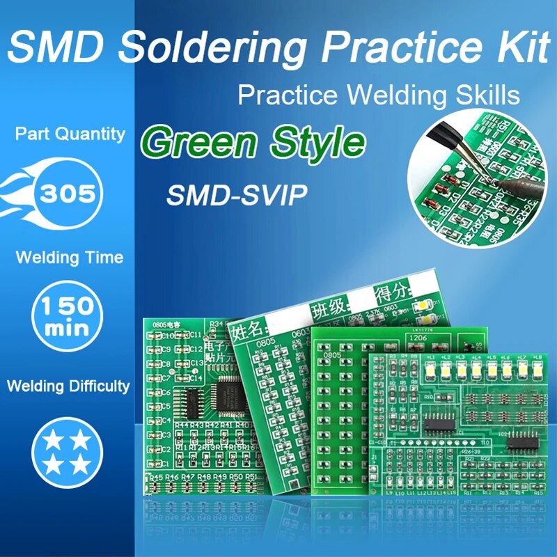   4 ǽ Ʈ SMD ȸ , LED  SMT ǰ, DIY PCB ŰƮ, Ʈ , ⺻  ŰƮ